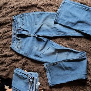 Denim fueled high rise boot cut